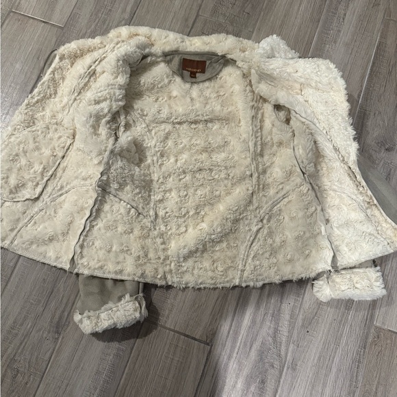 Hive & Honey Jacket tan beige gray size Large L - Picture 11 of 11